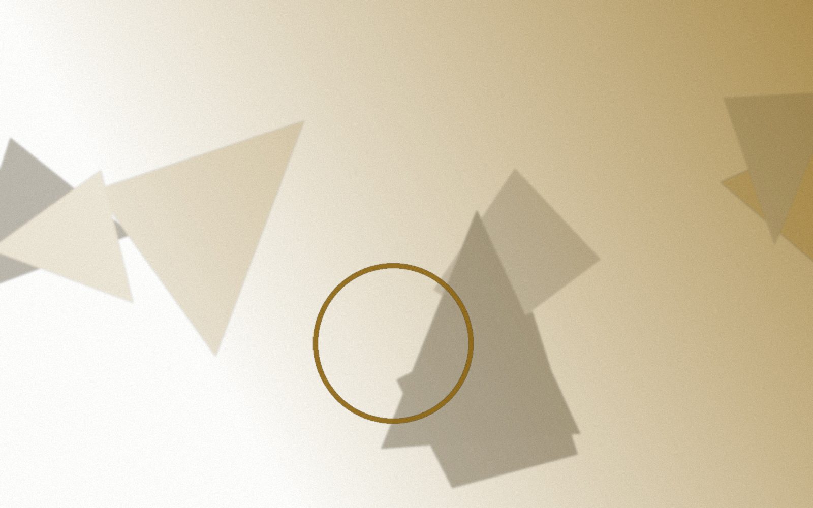 Abstract brand-toned composition representing a systems implementation project